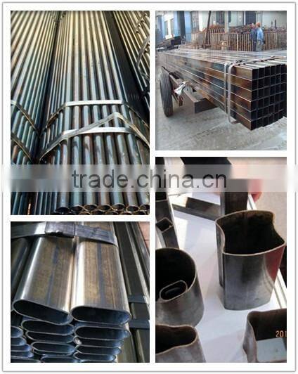 ms steel oval pipe 40*80 cold rolled