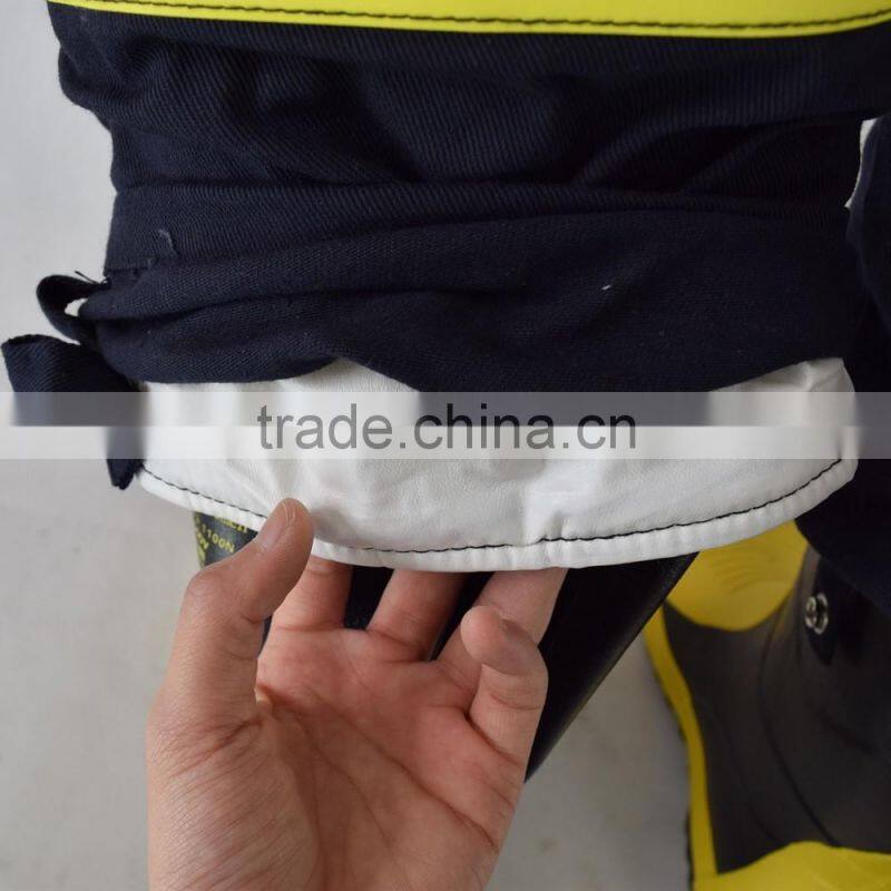 100% Flame resistant fabic Four protection layer fire fighting turnout gear