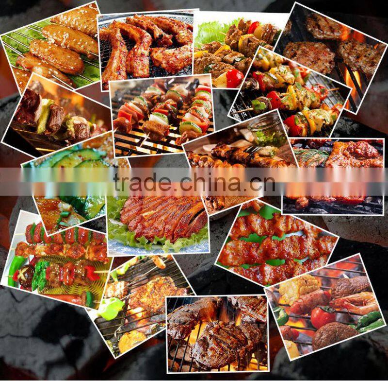 Food grade BBQ steak skewer/stick/pick/bbq rotating needle