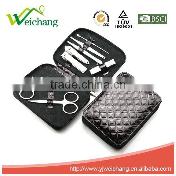 WCJ927 Stainless Steel Personal Manicure Set & Pedicure Set, Travel & Grooming Kit with Free Delicate Case