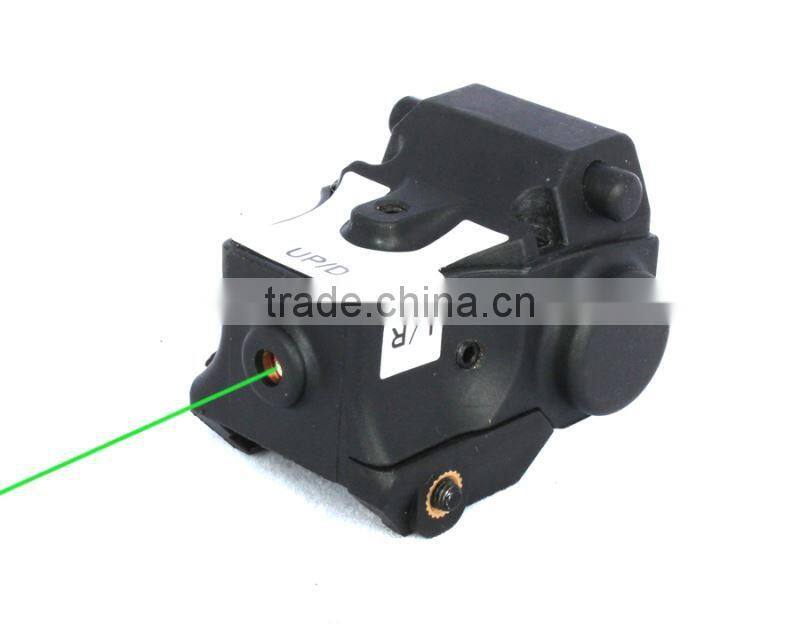 Tactical Super compact Pistol Handgun Green Laser Sight Laser Scope