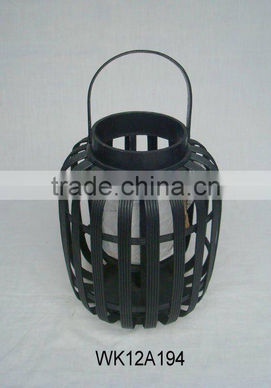 2013 New designed flower bamboo hanging lantern paper lantern