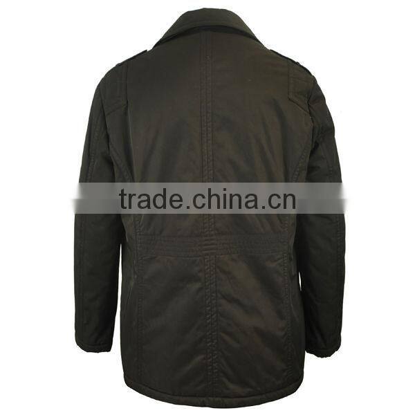 long style mens business winter warm jacket