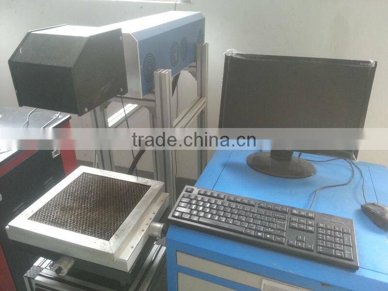 high speed JQ80 co2 laser marking machine for leather wood acrylic marking
