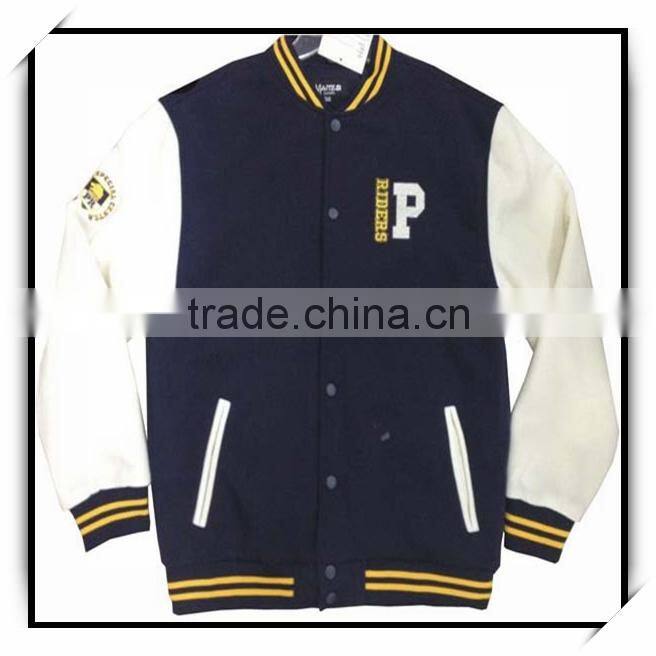 2016 stylish varsity jacket baseball jacket men clothing new models