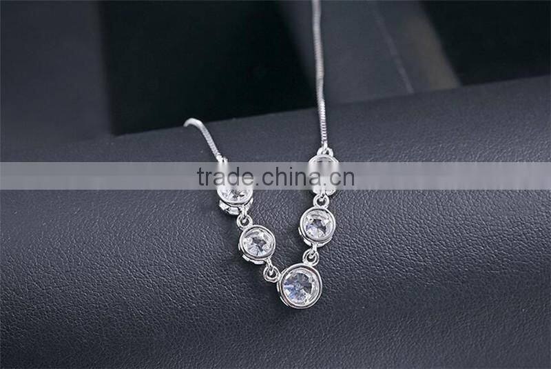 2017 New design 925 sterling silver balls shape pendant necklace