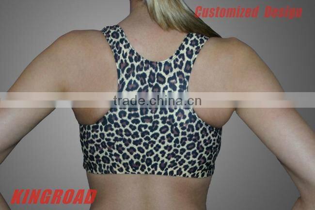 Newest cooldry wholesale Front Opening Sports Bra