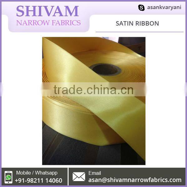 Quality Tested Polyester Made Custome Size Satin Ribbon Roll