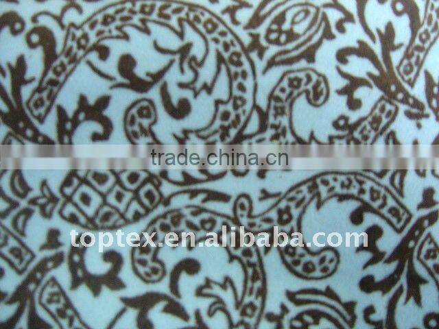 100% polyester brushed minky chenille fabric