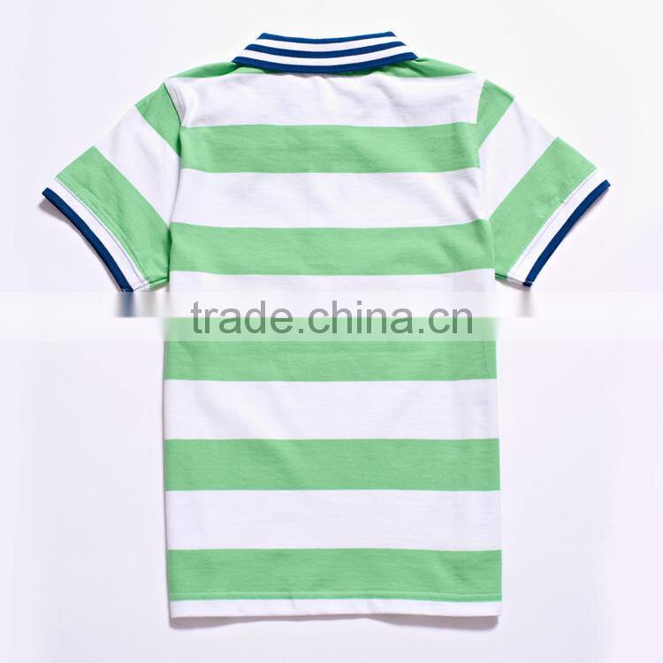 korean children clothing of polo shirt custom fashion stripe kids polo shirt wholesale children clothing usa