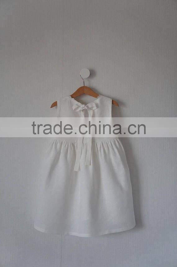 Latest Style Baby Frock Design Pictures Clothes Children Lace Plain White Dress Baby Girls Party Dresses