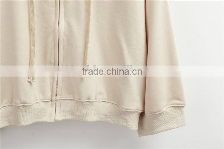 Custom OEM Fashion Wholesale Ladies Hoody /Hot Selling Women Casual Dress