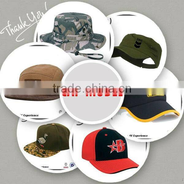 Plaid leather customized mens designer black leather bucket hat