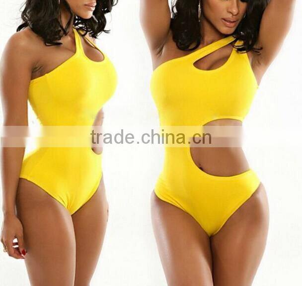 EY0021A Women's Sexy Bodysuit Backless One Piece Monokini Swimsuit