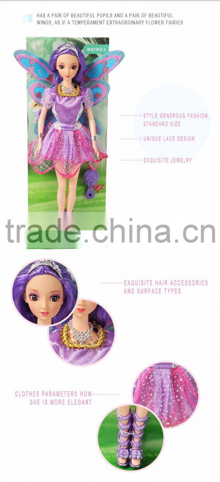 Cute barbiee life size flying fairy girl chucky doll