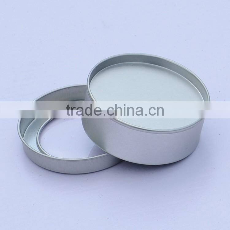 R1885H black matt colour round tin can 250ml aluminium tin black