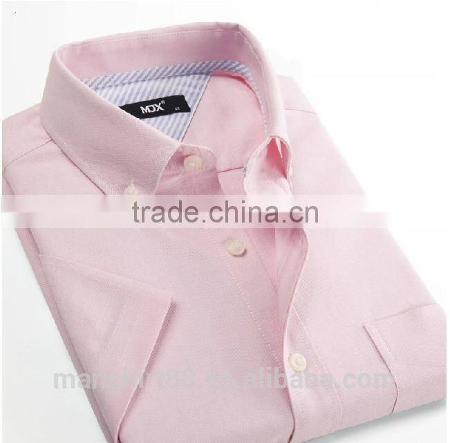 latest fashion design contrast color non iron washed oxford shirt for men
