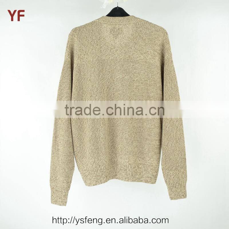 Fashion Men Knitting Machine Patterns Thick Wool Sweater
