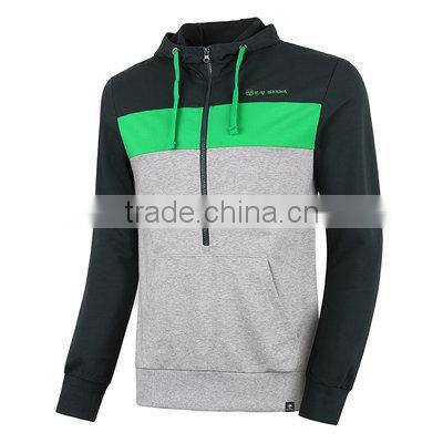 2017 new design thin fleece sport hoodies & sweatshirts with 3 colors