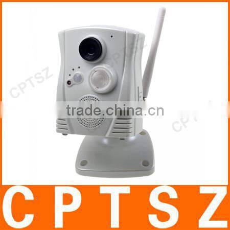 Wireless WIFI Day Night Infrared IP Camera with PIR Function and Door Sensor, Supports Mobile View