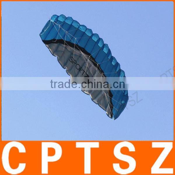 Outdoor Sports 2.5m Power Soft Kite Dual Line Stunt Parafoil Kite with Handle 30m Line