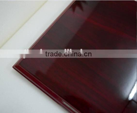 wholesale custom high glossy finish wooden plaques /trophy /award