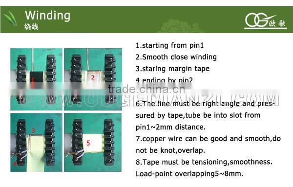 EE13 vertical transformer 24V 12V 5V 10 mva power transformer price