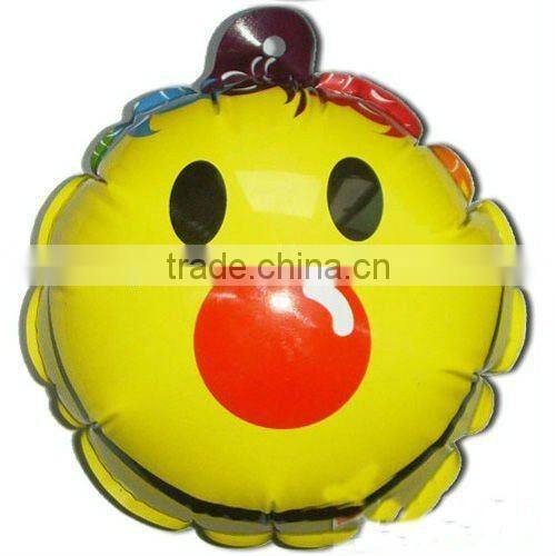 Sunflower shaped self inflating foil balloon