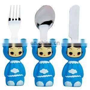 Colorful Cartoon Polished Tableware Of Stainless Steel Teaspoons for kids