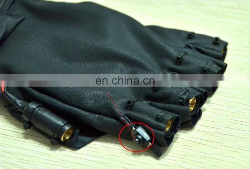 10 pieces fingers party performance red color laser gloves