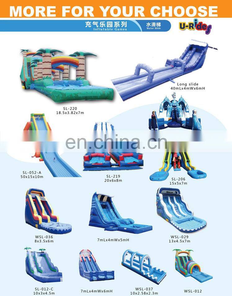 8m largest inflatable water slide