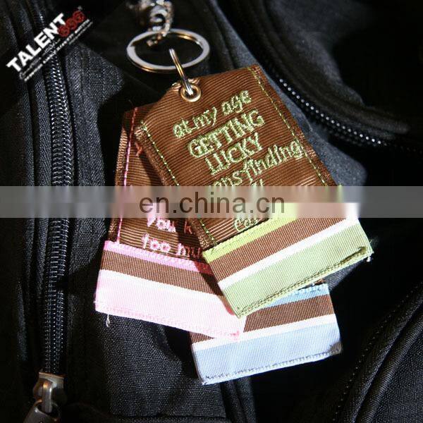 custom professional Embroidered name luggage bag tag for bags & suitcases