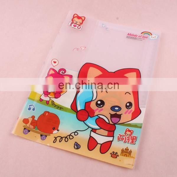 2016 wholesale pvc book cover, plastic book cover,transparent pvc book cover