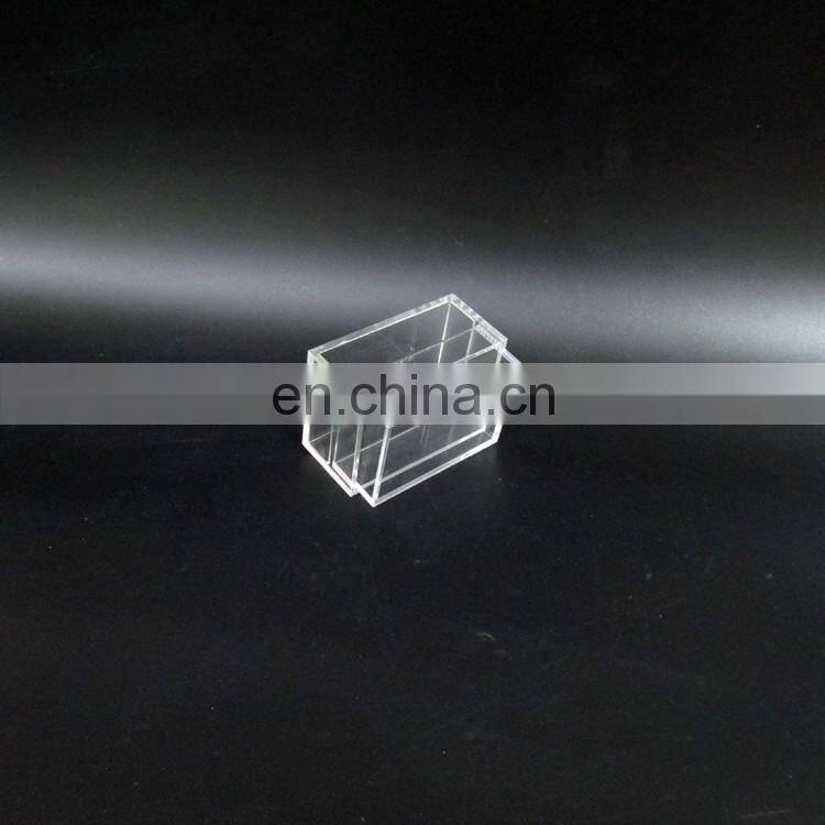 Custom design acrylic plastic high profile transparent jewelry display box gift box