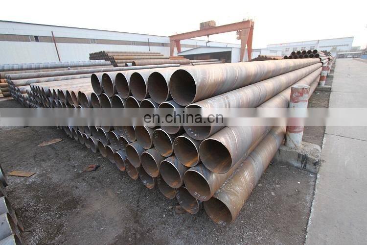 350mm hydraulic spiral welding steel pipes, Q235 large diameter carbon steel line pipes epoxy coating