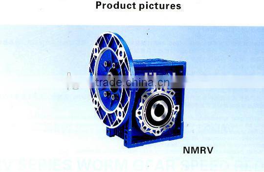 Aluminium worm gearbox for concrete mixer