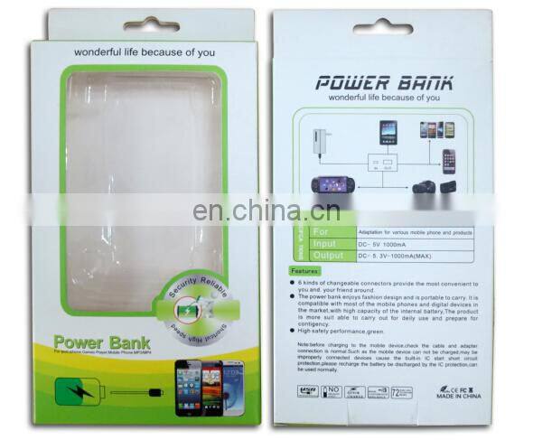 2000mAh wood portable mobile power bank lithium battery inside wood case travel battery pack