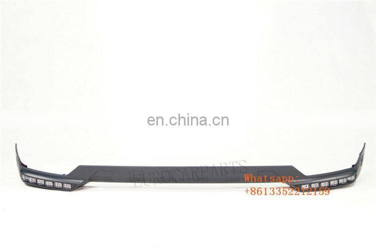 G CLASS W463 B style front lip with B led lights fit for G wagon W463 G63 G65 front bumper for autoparts