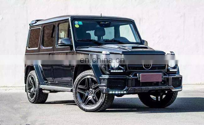 G500 W463 body kits fit for MB G-CLASS W463 G500/ G55/ G63 to G800 body kits B-style G800 wide body kits PU w463 wide kit