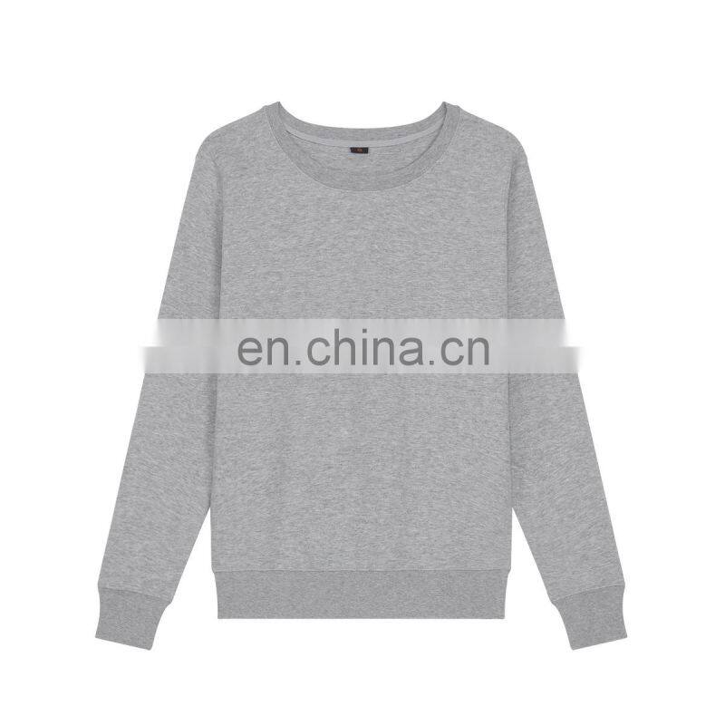 Custom round neck fashion brand sweater men's long-sleeved solid color pullover