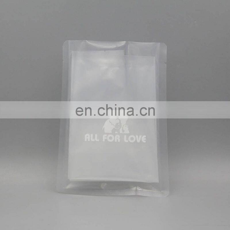 Customized transparent rcpp retort pouch bags for beef chicken meat food packaging