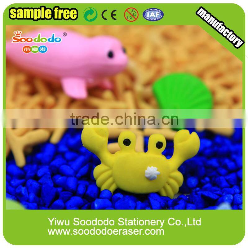 3D monster ET Space Man Erasers