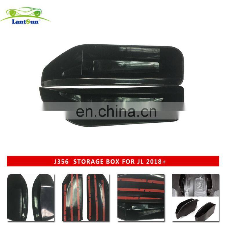 shanghai lantsun black plastic storage box car organizer for Jeep JK
