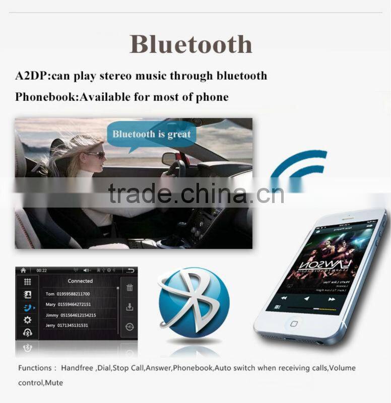 Digital Touch Screen Car Radio DVD CD GPS Bluetooth,AM/FM,RDS,Phonebook,AUX,Car Double Din GPS DVD steering wheel control,USB/SD