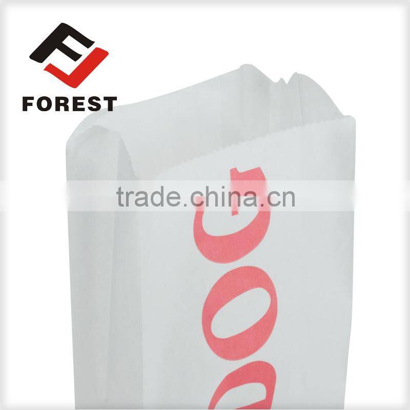 Custom paper bag printing take away fast food paper bag