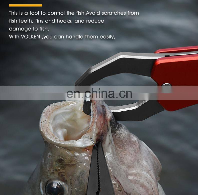 New outdoor fishing tools high quality fishing tongs aeronautical aluminum with lock position