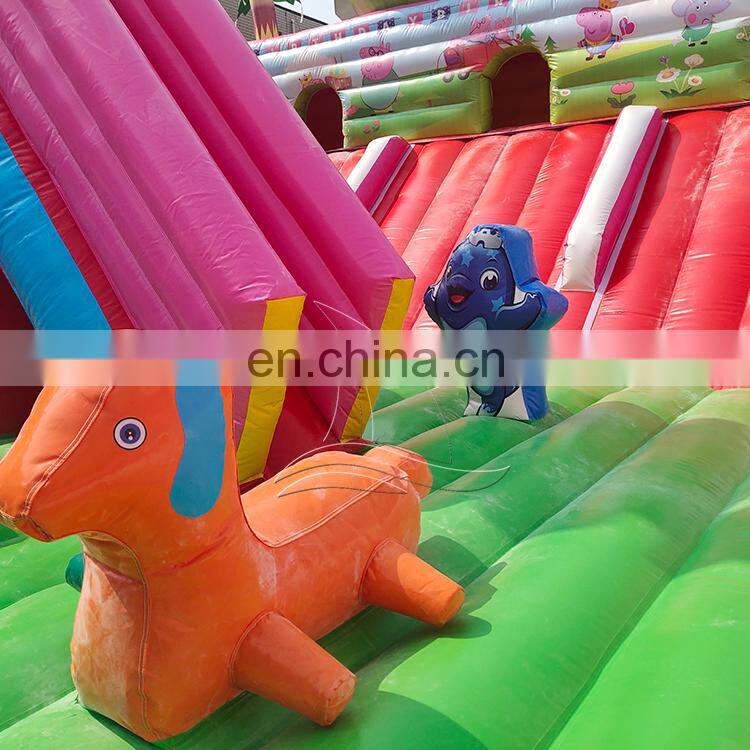 Kiddie softplay playground interior equipment inflatable bounce castle for sale