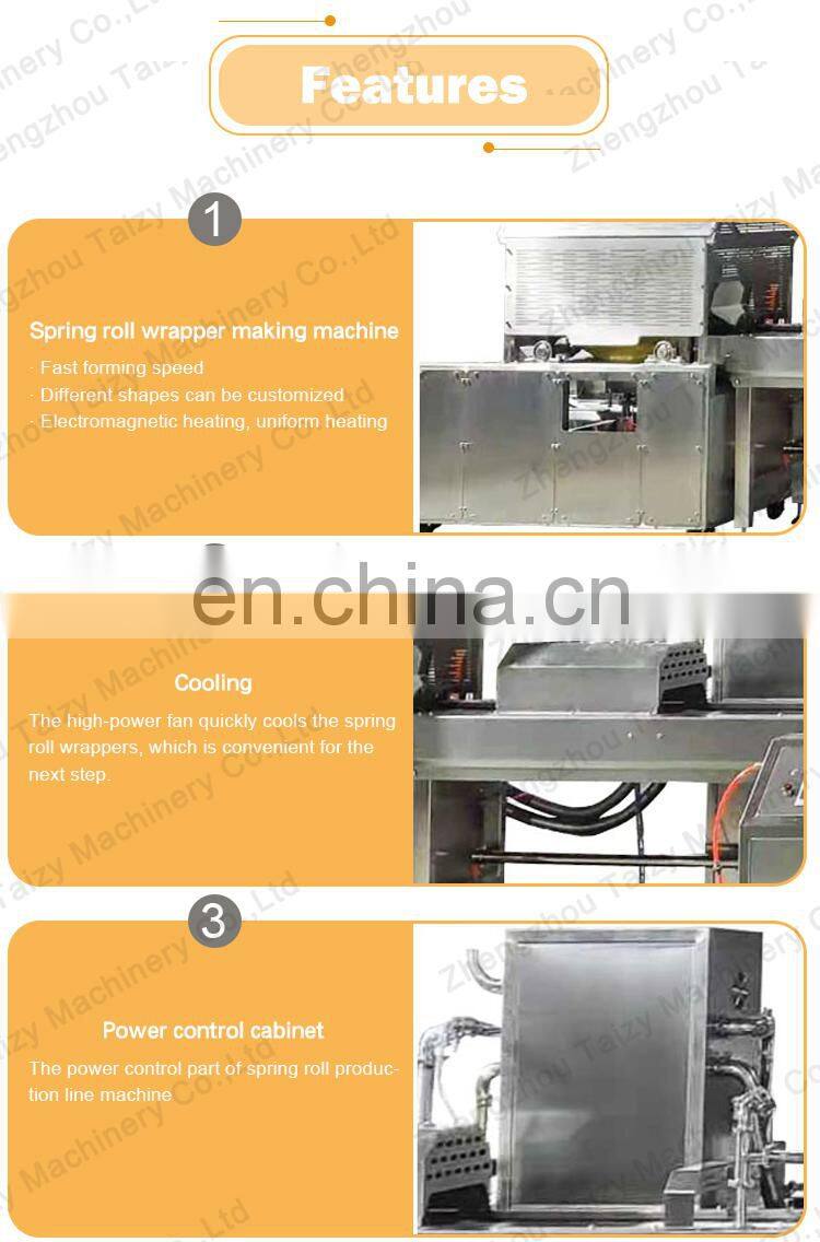 Automatic Dumpling Wrapper Machine Spring Roll Pastry Sheet Making Machine Lumpia Making Machine
