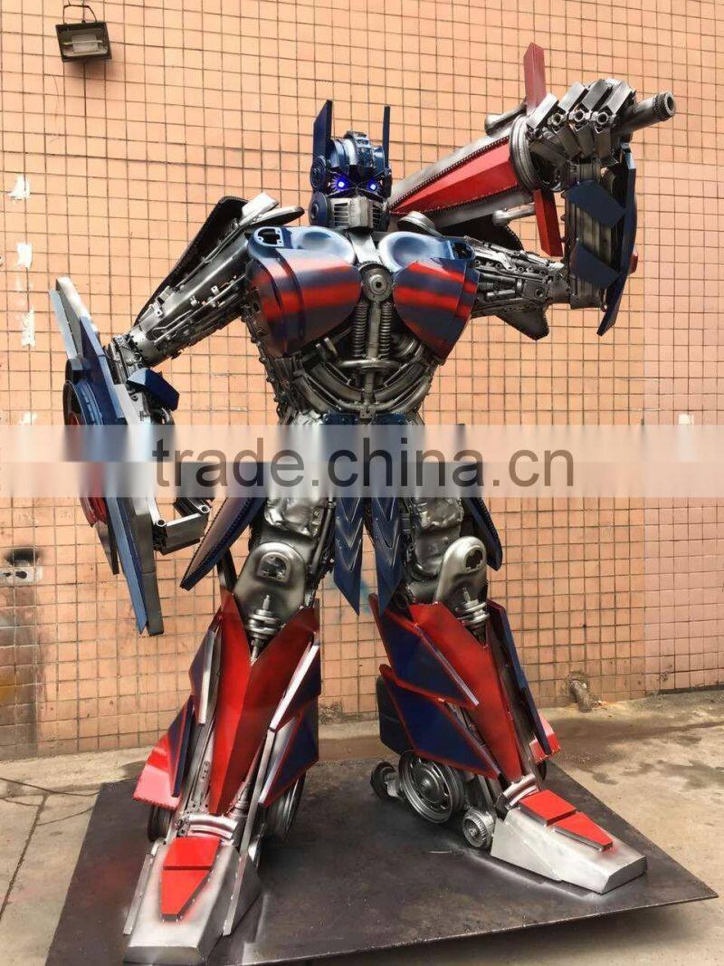 3 meters high Optimus prime made in china modern art sculpture