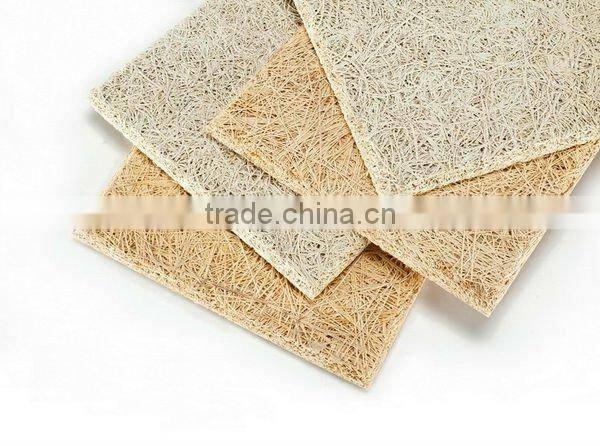 Decorative Wood-wool studio Acoustic Wall Panel of Building Material